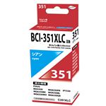 日本ナインスター Myink BCI－351XLC キヤノン用互換インク C351XLC（シアン大容量）