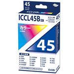 日本ナインスター Myink ICCL45B エプソン用互換インク E45B（4色カラー一体型増量タイプ）