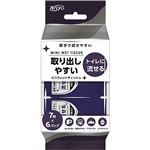 日翔 取り出しやすい トイレに流せる ミニウエットテッシュ 7枚×6個