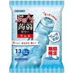 オリヒロ ぷるんと蒟蒻ゼリーパウチ ラムネ 6個入