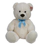 【3歳頃～】くまのぬいぐるみ（L）クリームホワイト