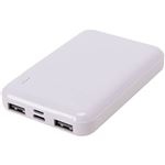 QTJ スリム＆コンパクト 5000mAh モバイルバッテリー パープル QX－058PU