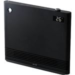 クワッズ 静音パネルDCセラミックヒーター（ブラック）QS563BK