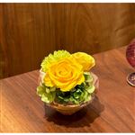 【プリザーブドフラワー】ピュア イエロー