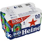 ハイネケン・ジャパン ハイネケン0.0缶 Alc.0.0％（ノンアルコール）330ml×6