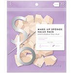 Sokko beauty メイクスポンジ バリューパック ハウス型 30個