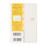 日本能率協会【2026年1月始まり】NOLTY（ノルティ）マンスリー A6 マンスリーブロック 日曜始まり（ホワイト）