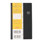 日本能率協会【2026年1月始まり】NOLTY（ノルティ）マンスリースリム‐i マンスリーブロック 日曜始まり（ブラック）