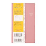 日本能率協会【2026年1月始まり】NOLTY（ノルティ）マンスリースリム‐i マンスリーブロック 日曜始まり（ローズ）