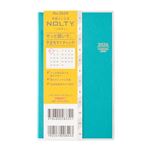 日本能率協会【2026年1月始まり】NOLTY（ノルティ）マンスリースリム‐i マンスリーブロック 日曜始まり（ターコイズ）