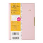 日本能率協会【2026年1月始まり】NOLTY（ノルティ）マンスリー グラース マンスリーブロック 日曜始まり（ラベンダーピンク）B6