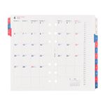 日本能率協会【2026年1月始まり】Bindex  月間ダイアリー9 カレンダータイプインデックス付 バイブル 月曜始まり リフィル