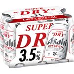 アサヒビール スーパードライクリスタル 350ml×6