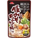 イチビキ ストレート 豚みそちゃんこ鍋つゆ 720g