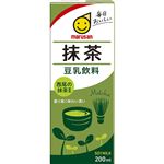 マルサンアイ 豆乳飲料 抹茶 200ml