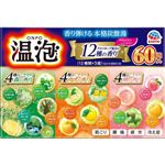 アース製薬 温泡 ONPO こだわり森・ゆず・桃 詰め合わせ 40g×60錠