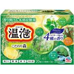 アース製薬 温泡 ONPO こだわり森 炭酸湯 20錠（4種類×5錠）