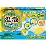 アース製薬 温泡 ONPO さっぱり炭酸湯 こだわりレモン 12錠（4種類×3錠）