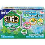 アース製薬 温泡 ONPO さっぱり炭酸湯 こだわり薄荷（はっか）12錠（4種類×3錠）
