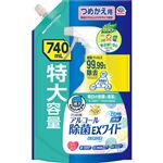 アース製薬 ヘルパータスケ らくハピ アルコール除菌EXワイド つめかえ 740ml