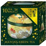 伊藤園 茶缶入りお～いお茶 抹茶入り緑茶ティーバッグ 18g（10袋）