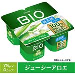 ダノンジャパン ダノンビオ ジューシーアロエ ヨーグルト 300g（75g×4カップ）