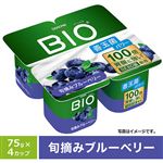 ダノンジャパン ダノンビオ 旬摘みブルーベリー ヨーグルト 300g（75g×4カップ）