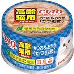 【ペット用】いなばペットフード CIAO 14歳からのかつお＆おかか かつお節 85g