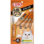 【ペット用】いなばペットフード CIAO 焼スティック 焼かつお かつお節味 15g×4本