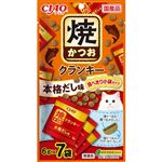 【ペット用】いなばペットフード CIAO 焼かつおクランキー 本格だし味 6g×7袋