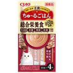 【ペット用】いなばペットフード CIAO ちゅ～るごはん まぐろ＆かつお 14g×4本