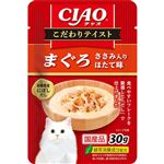 【ペット用】いなばペットフード CIAO こだわりテイスト まぐろ ささみ入り ほたて味 30g