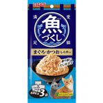 【ペット用】いなばペットフード いなば 魚づくし まぐろかつおしらす入り 60g×3袋