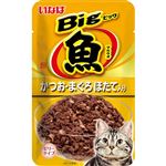 【ペット用】いなばペットフード いなば Bigマルウオ かつお・まぐろ ほたて味 80g