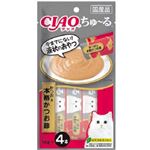 【ペット用】いなばペットフード CIAO ちゅ～る かつお＆本格かつお節 14gx4本
