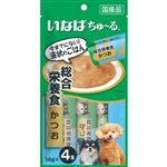 【ペット用】いなばペットフード いなば ちゅ～る 総合栄養食 かつお 14g×4本