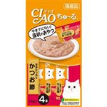 【ペット用】いなばペットフード CIAO ちゅ～る 宗田かつお＆かつお節 14g×4本