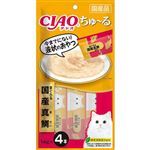 【ペット用】いなばペットフード CIAO ちゅ～る まぐろ＆国産真鯛 14g×4本