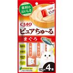 【ペット用】いなばペットフード CIAO ピュアちゅ～る まぐろ 14g×4本