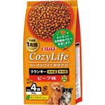 【ペット用】いなばペットフード CIAO CozyLife（コージーライフ）クランキービーフ味 760g（190g×4袋）