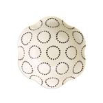 アイトー 粉引釉 円六方押 小鉢