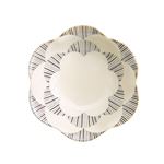 アイトー 粉引釉 花六方押 小鉢