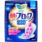 花王 ロリエ 超吸収ガード朝までブロック300 特に多い夜用（羽つき）18コ入