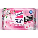 花王 クイックルワイパー 立体吸着ウエットシート エッセンシャルローズの香り 32枚