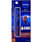 ニベア花王 ニベア リッチケア＆カラーリップ 大人のボルドー 2g