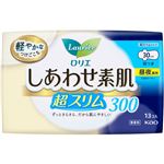 花王 ロリエ しあわせ素肌 超スリム 昼夜兼用 30cm（羽つき）13コ入