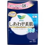 花王 ロリエ しあわせ素肌 ボリュームパック 多い夜用 30cm（羽つき）18コ入