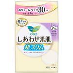 花王 ロリエ しあわせ素肌 ボリュームパック 超スリム 特に多い昼用 25cm（羽つき）30コ入