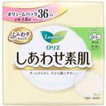 花王 ロリエ しあわせ素肌 ボリュームパック 多い昼用 22.5cm（羽つき）36コ入