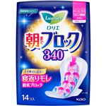 花王 ロリエ 朝までブロック340 特に多い夜用（羽つき）14コ入